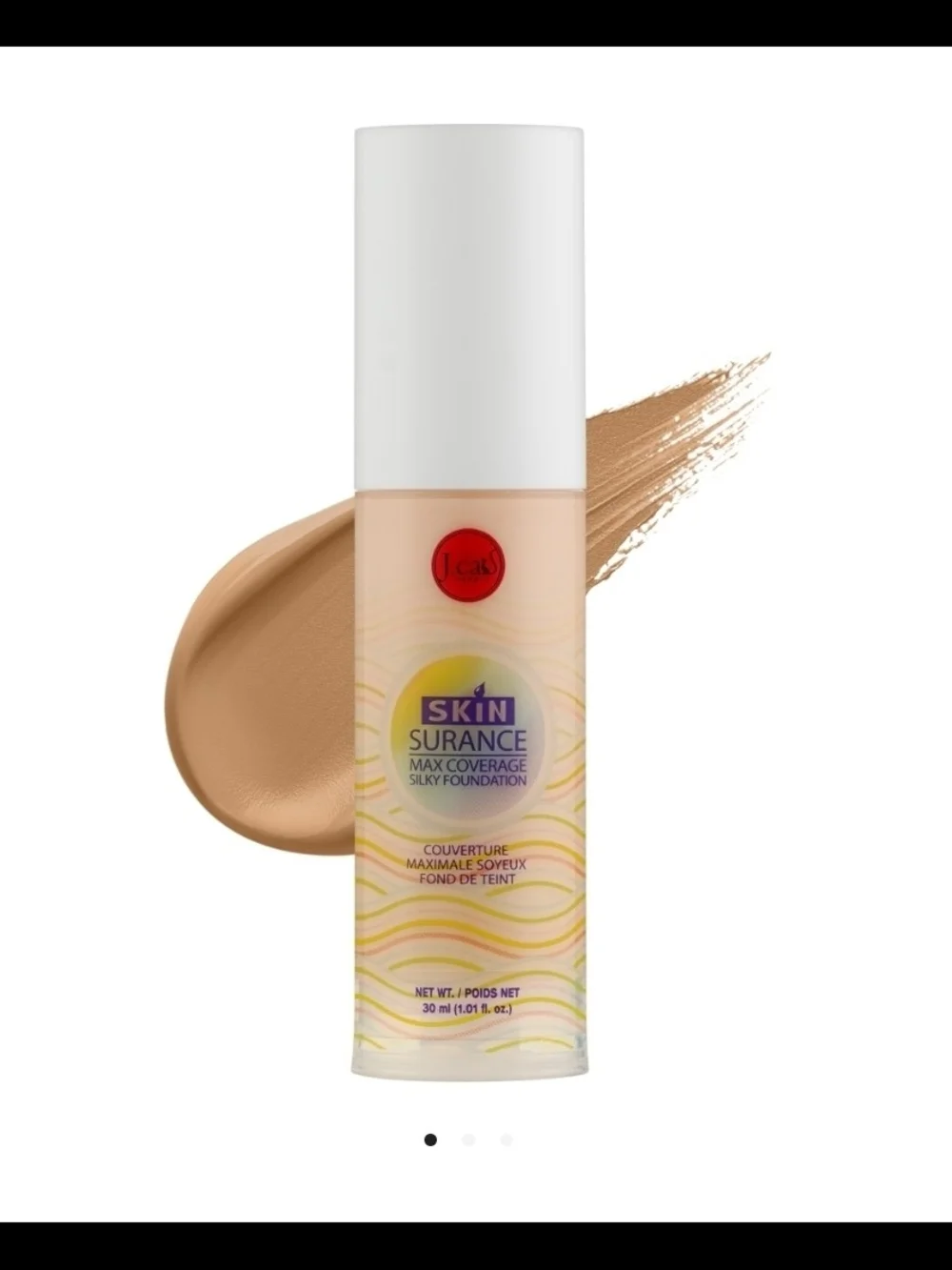 💚 J.Cat Skin Surance Max Coverage Silky Foundation [Soft Taupe] SSF109